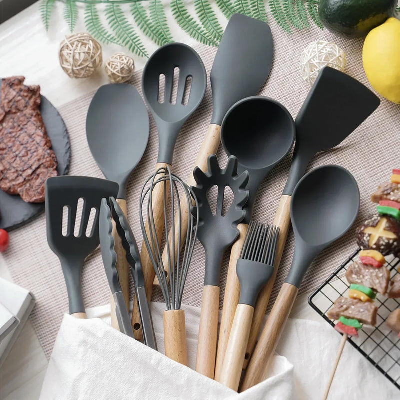 Pague 10 leve 12 - kit peças de silicone p\ cozinha