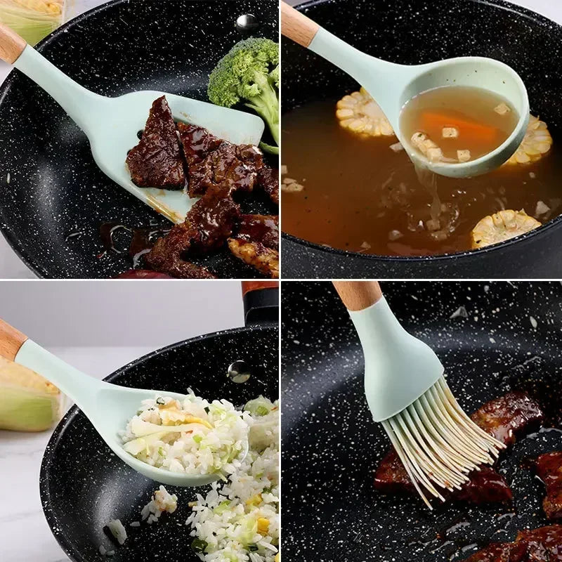 Pague 10 leve 12 - kit peças de silicone p\ cozinha