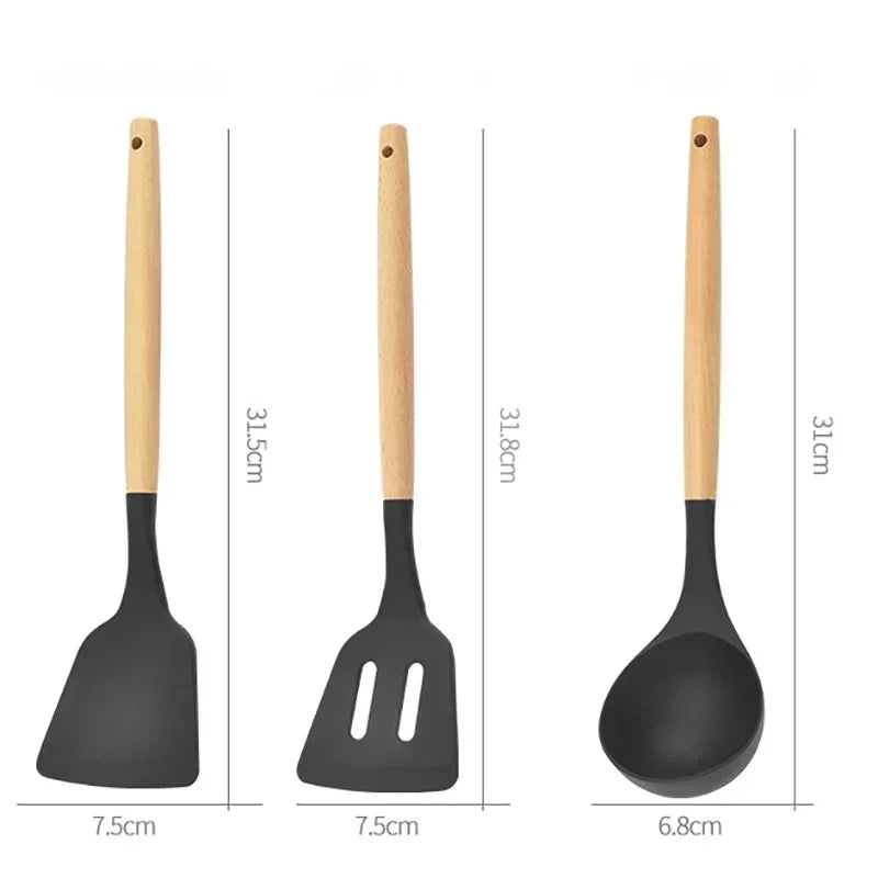 Pague 10 leve 12 - kit peças de silicone p\ cozinha