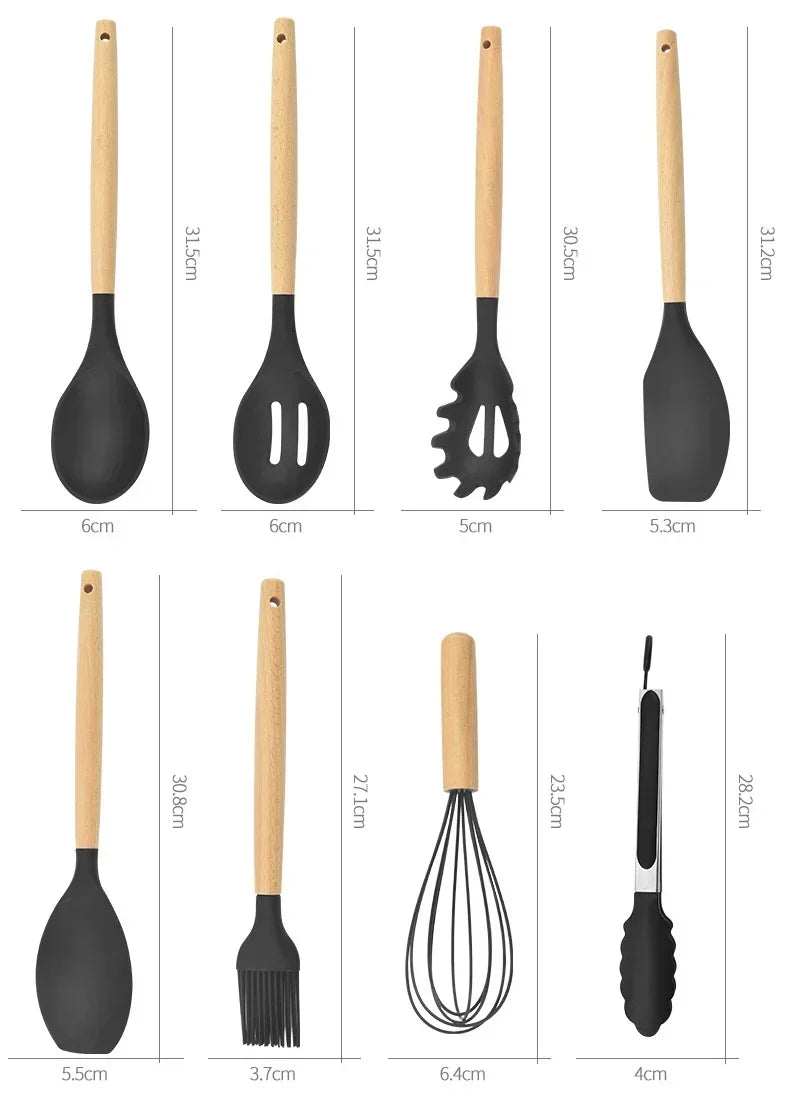 Pague 10 leve 12 - kit peças de silicone p\ cozinha